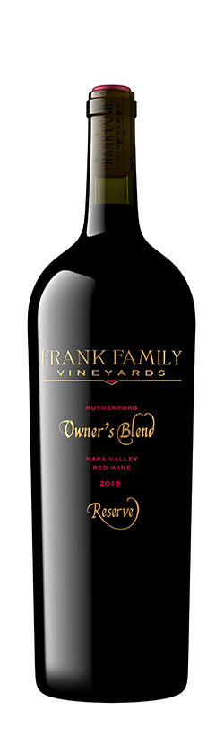 Bottle shot of Frank Family's 2019 Owner's Blend
