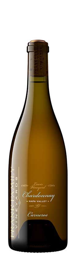 A bottle of Frank Family Chardonnay