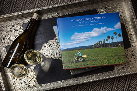"Wine Country Women of Napa Valley" Book on coffee table