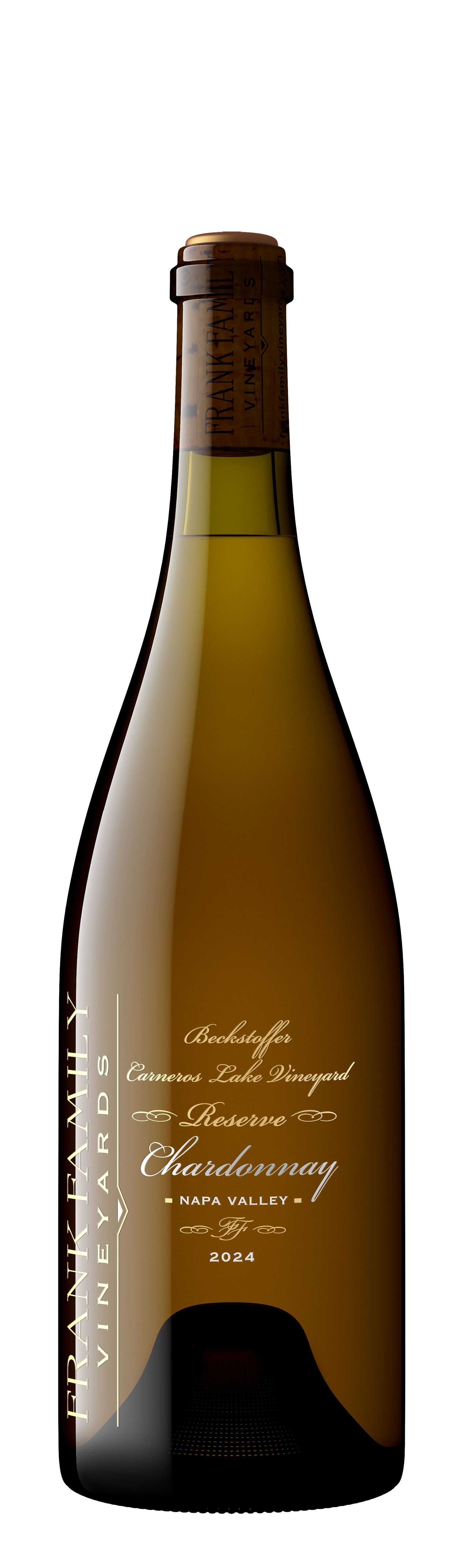 Frank Family Vineyards 2024 Beckstoffer Chardonnay bottle shot